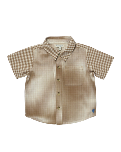 Cocoa Gingham Jack Shirt