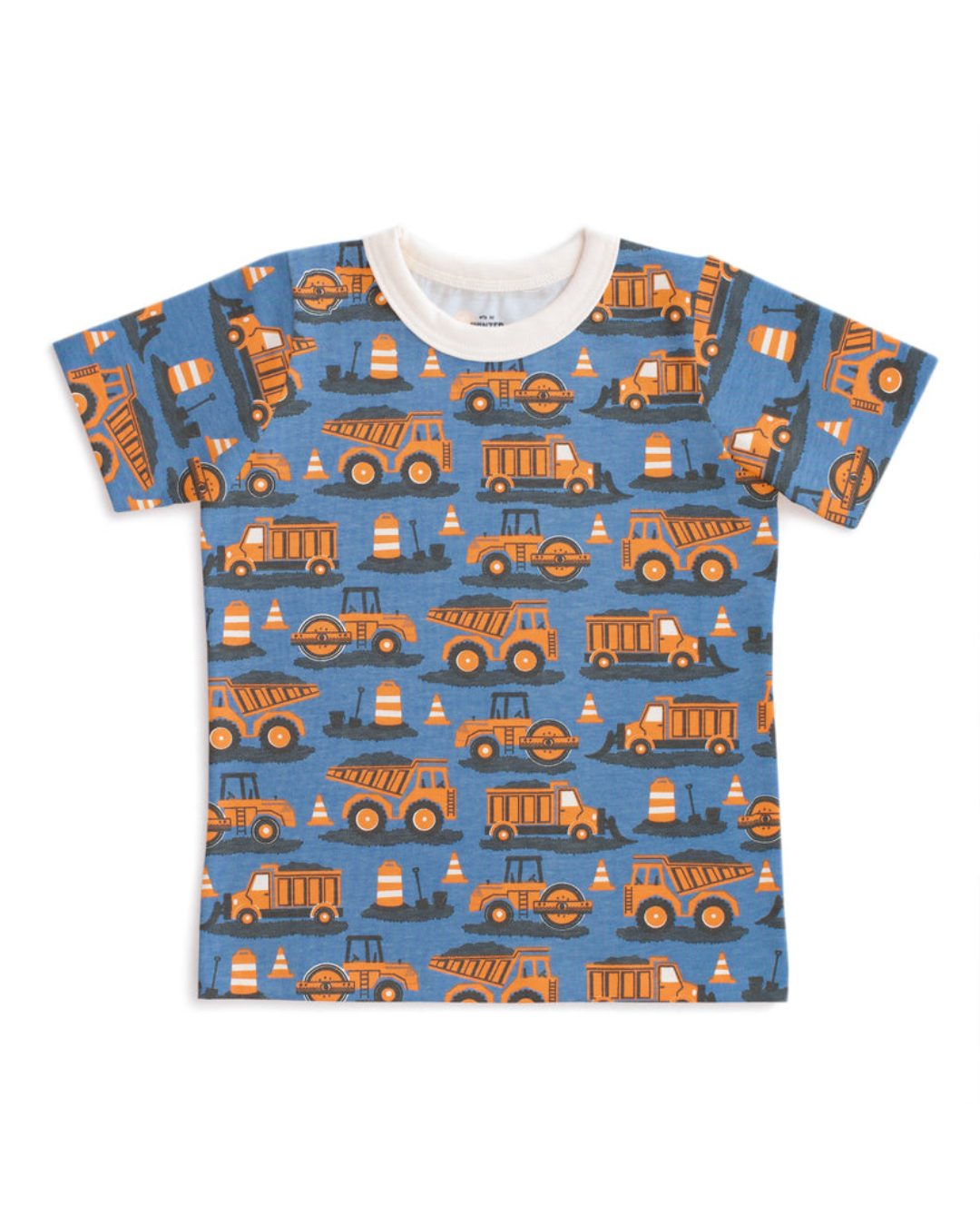 Short Sleeve Tee - Roadwork Orange & Blue
