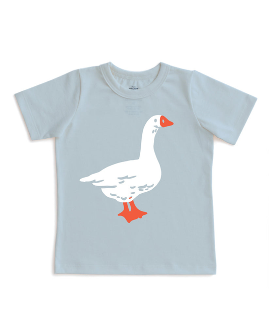 Short Sleeve Tee - Silly Goose Sky Blue