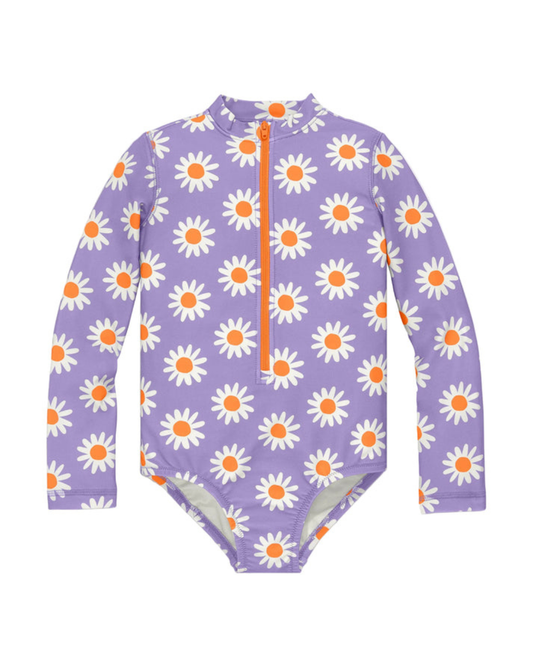 Daisies One-Piece Rash Guard