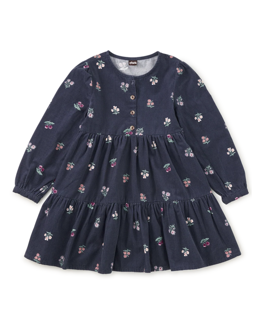 Corduroy Henley Shirtdress