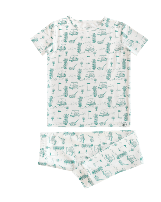 Golf -18 Holes Short Sleeve Sweet Bamboo Pajama