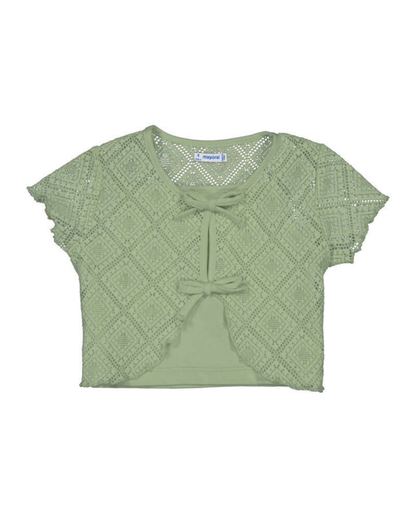 Moss Crochet T-Shirt Set