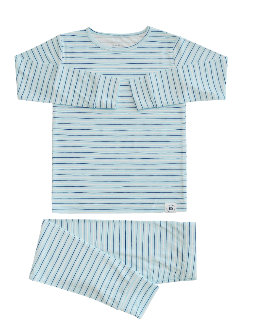 Blue Stripe Long Sleeve and Pants Pajama