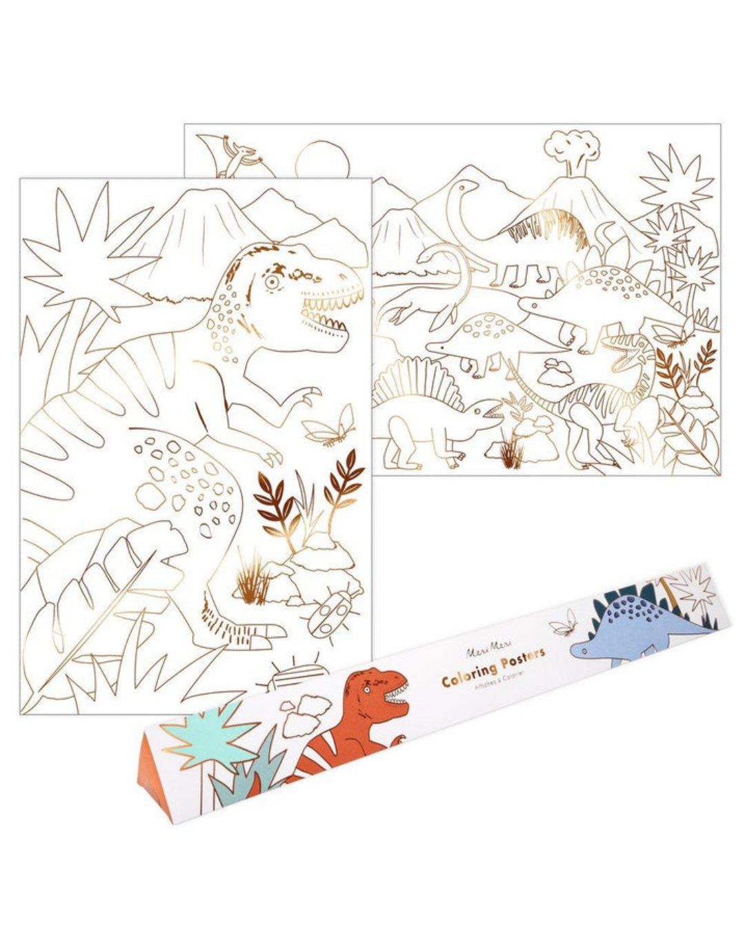 Dinosaur Coloring Posters
