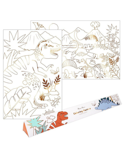 Dinosaur Coloring Posters