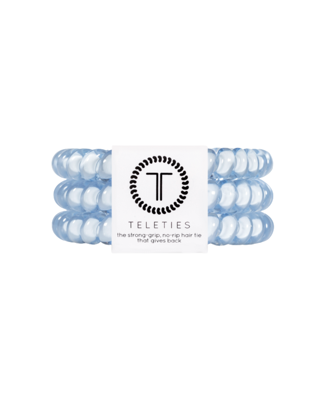 Washed Denim Teleties - Small