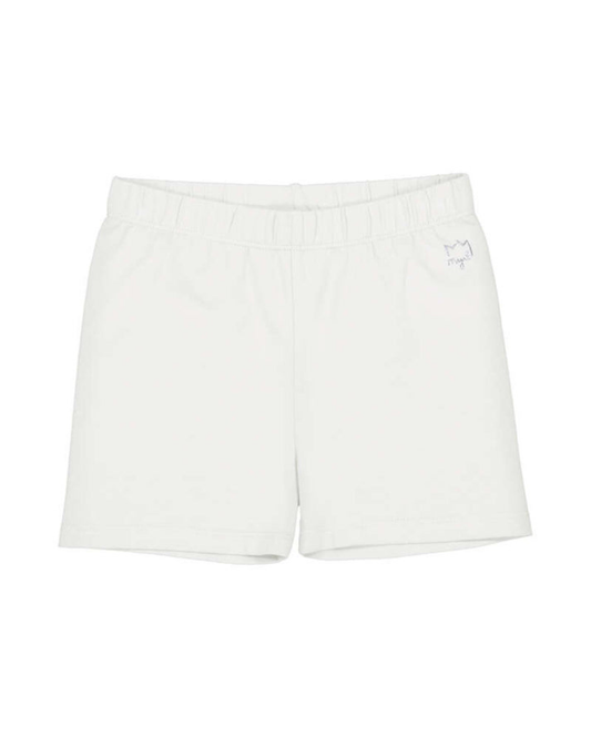 White Knit Girl Shorts