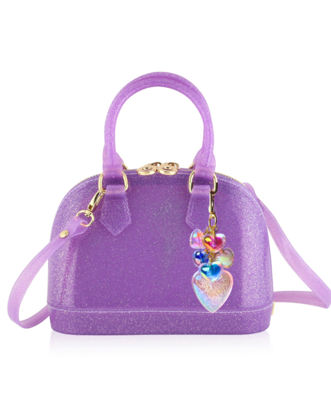 Purple Sparkle Cate Purse