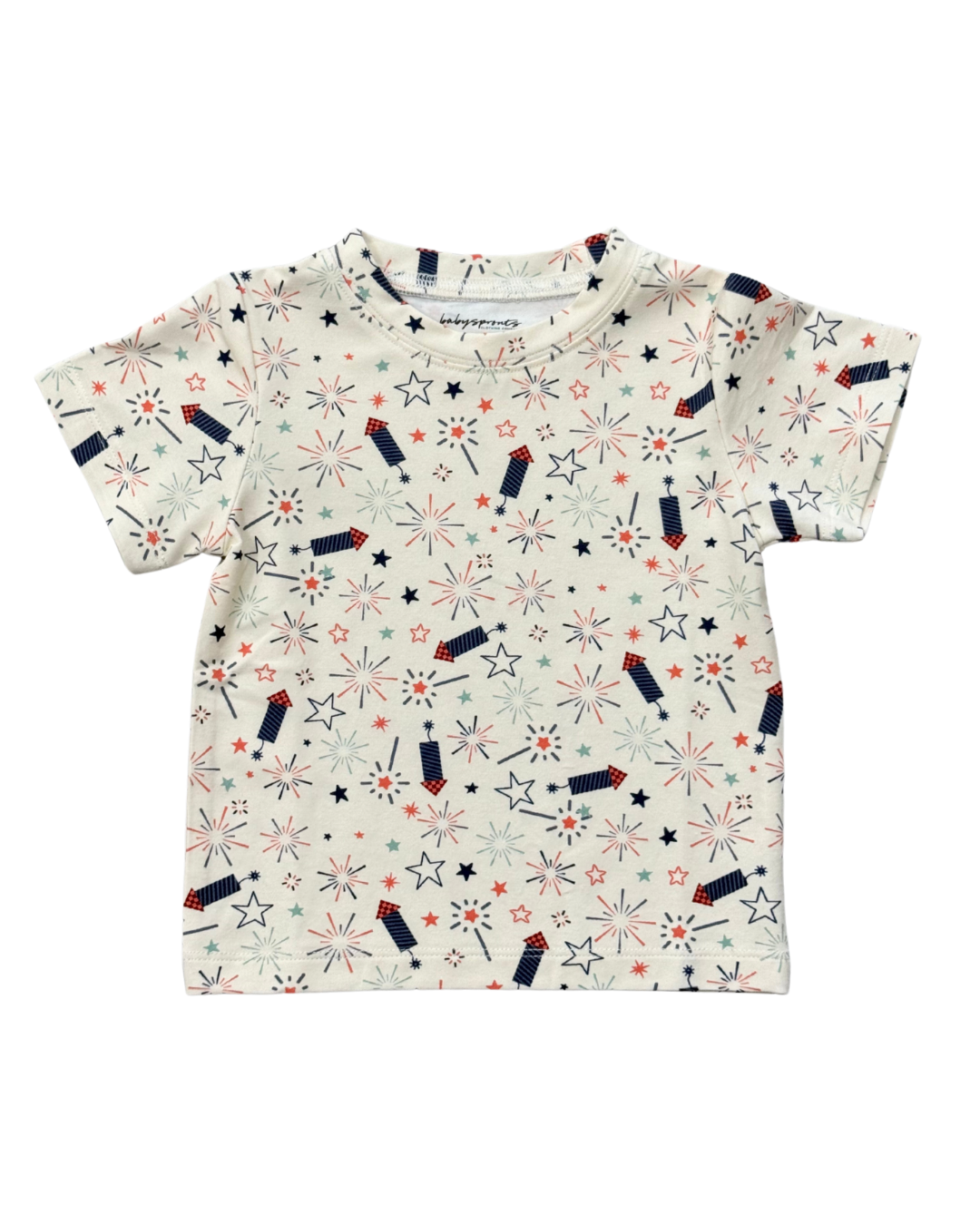 Boy Short Sleeve Tee Fireworks