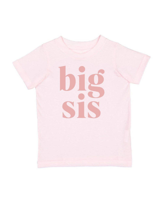 Big Sis Short Sleeve Shirt - Pregnancy Announcement - Family