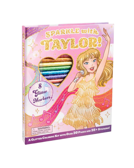 Sparkle with Taylor! A Glitter Coloring Kit by Editors of Silver Dolphin Books