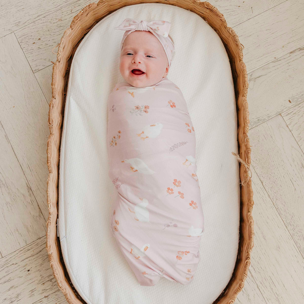 Knit Swaddle Blanket- Gigi