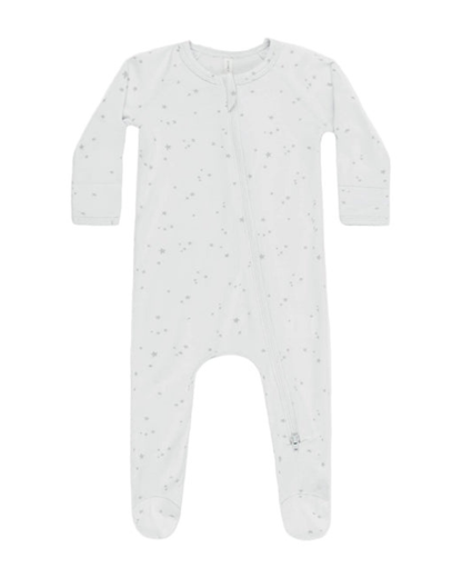 Stars Fog Modal Zip Footie