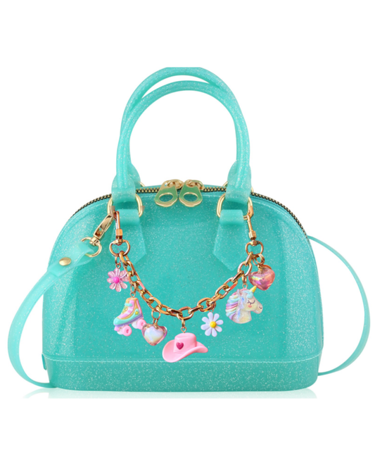 Aqua Sparkle Cate Purse