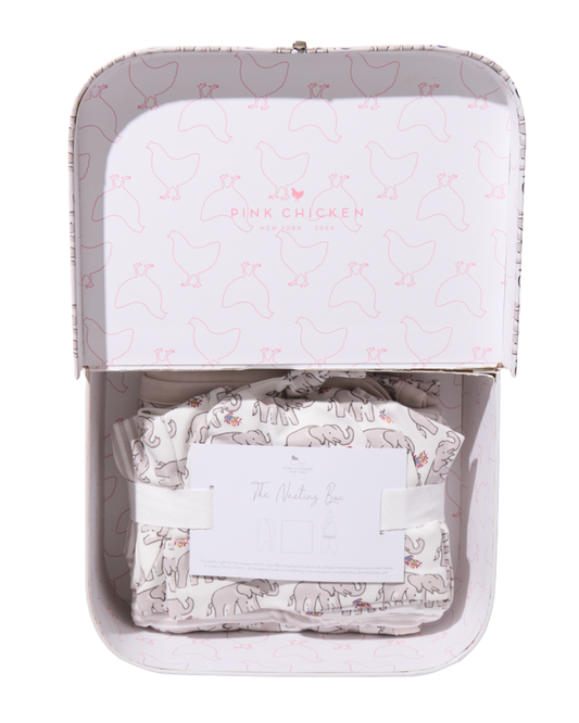 Nesting Box Baby Take Home Set- Baby Elephants