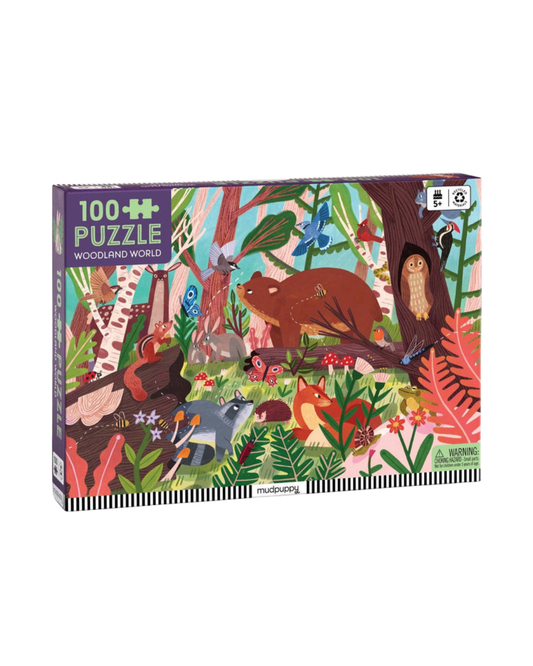 Woodland World 100 Piece Puzzle