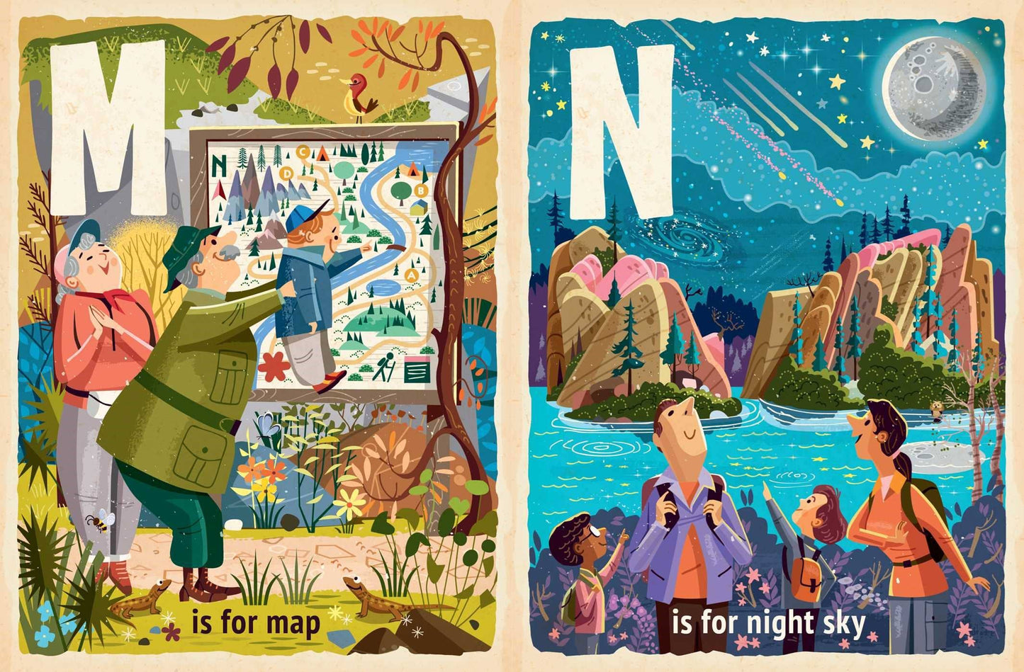 H Is for Hiking: Alphabet Board Book