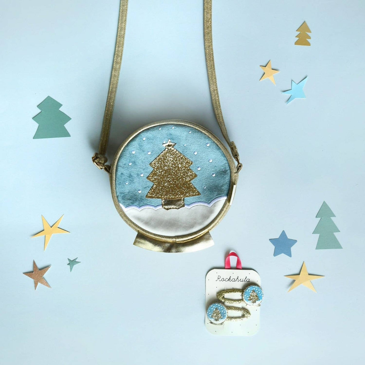 Shimmer Snow Globe Clips