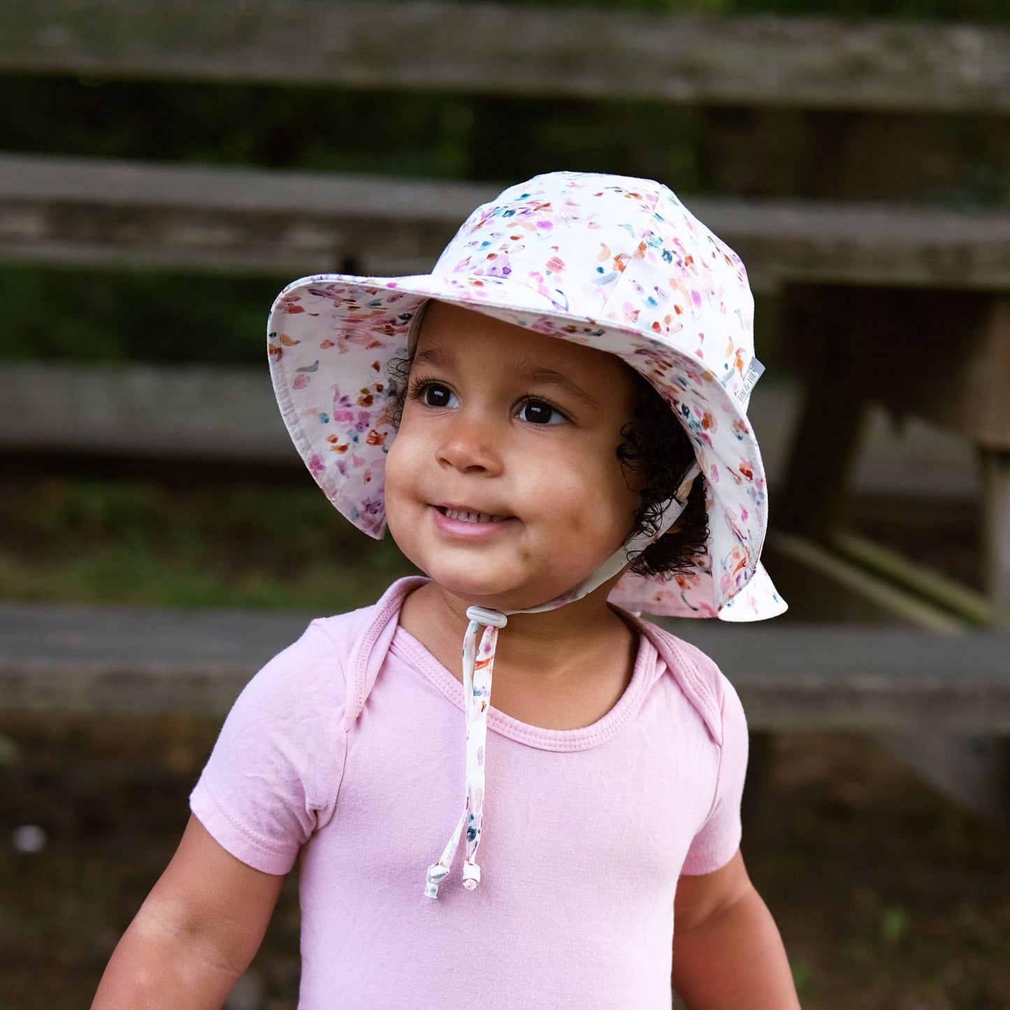 Pretty Petals Cotton Floppy Sun Hat