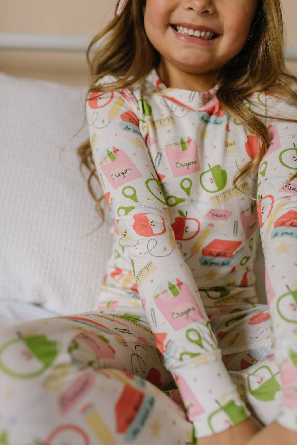 School Vibes 2 Piece Bamboo Pajamas