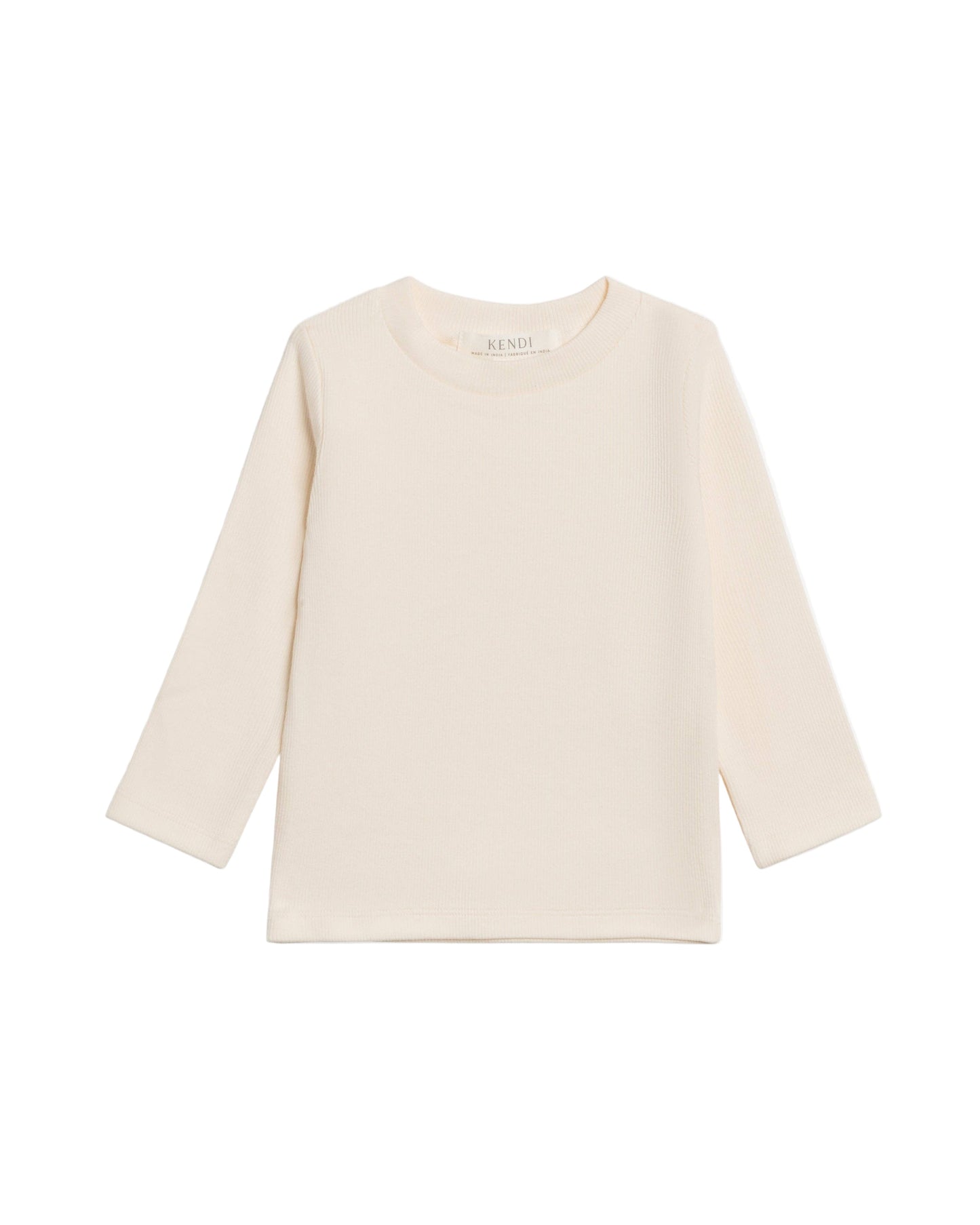 Ivory Rory Ribbed Long Sleeve Top