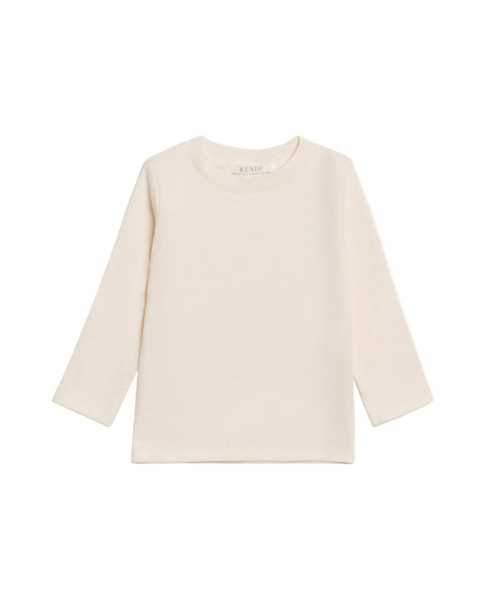 Ivory Rory Ribbed Long Sleeve Top