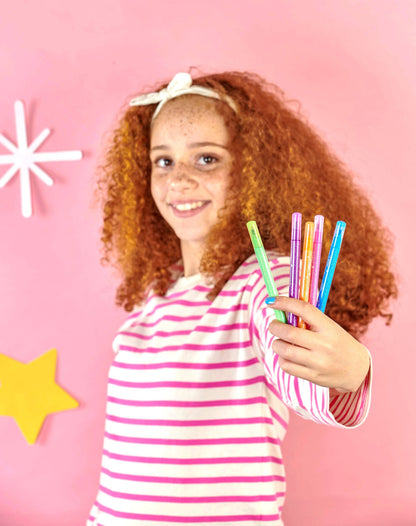 Sparkle Glittery Color Changing Markers (Set of 12)