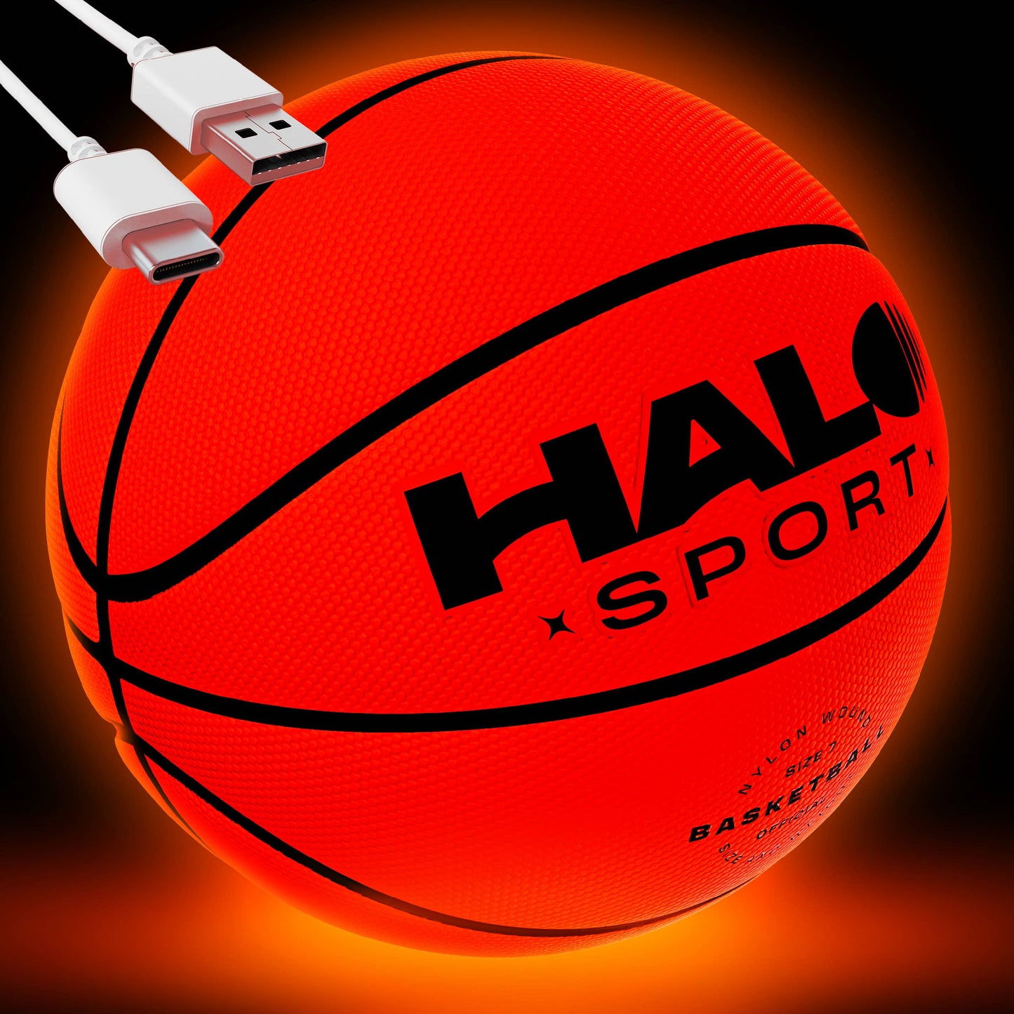 Rechargeable Light Up Basketball Ball
