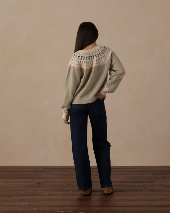 Fair Isle Sweater Sage