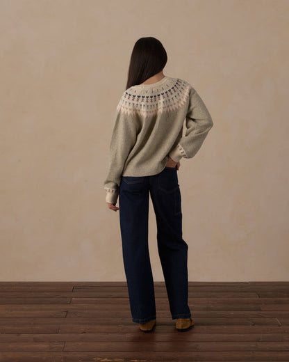 Fair Isle Sweater Sage