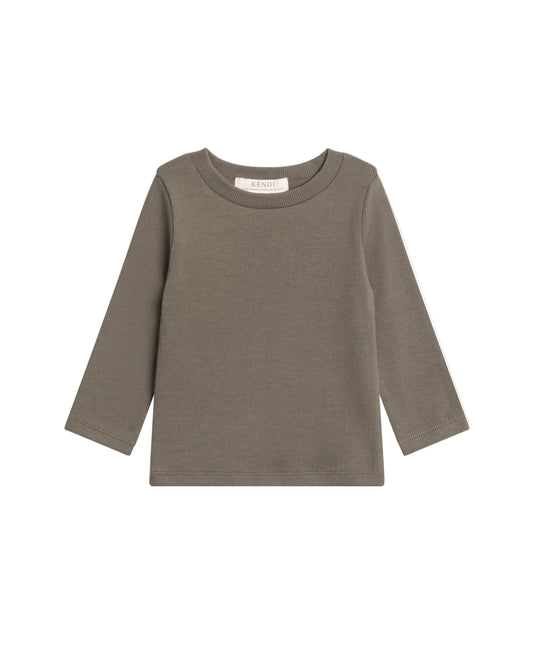 Olive Rory Ribbed Long Sleeve Top