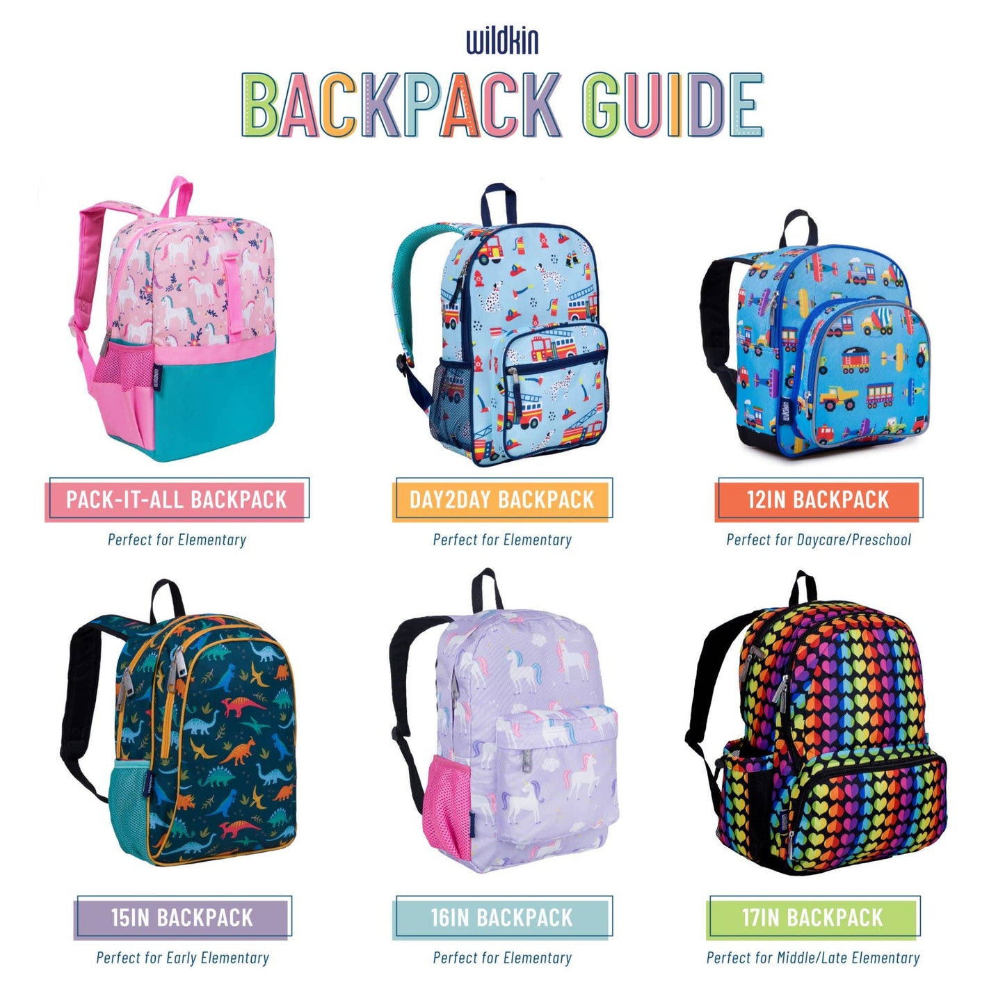 Blue Stripes 17 Inch Backpack
