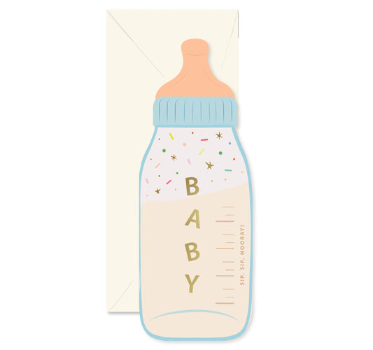 Baby Bottle Card