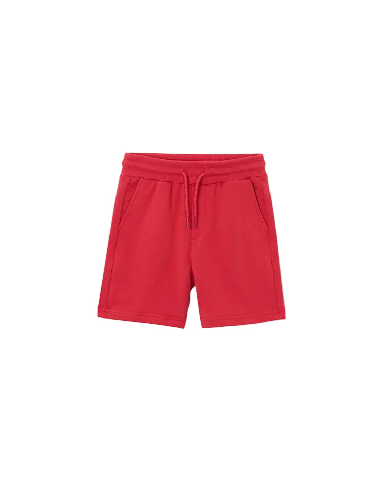 Tomato French Terry Boy Shorts