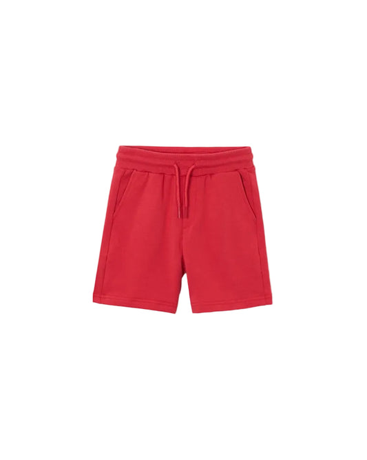 Tomato French Terry Boy Shorts