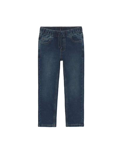 Soft denim jogger pants