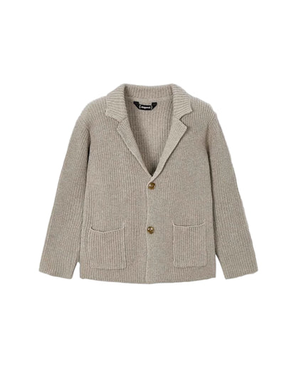 Knit Jacket Mole Melange