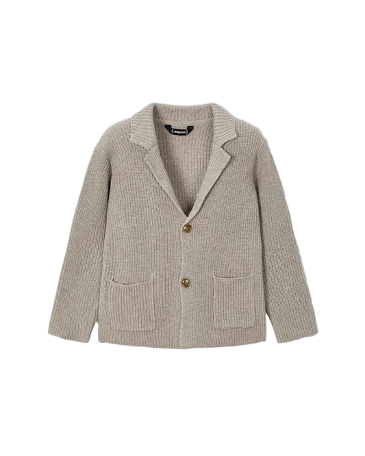 Knit Jacket Mole Melange