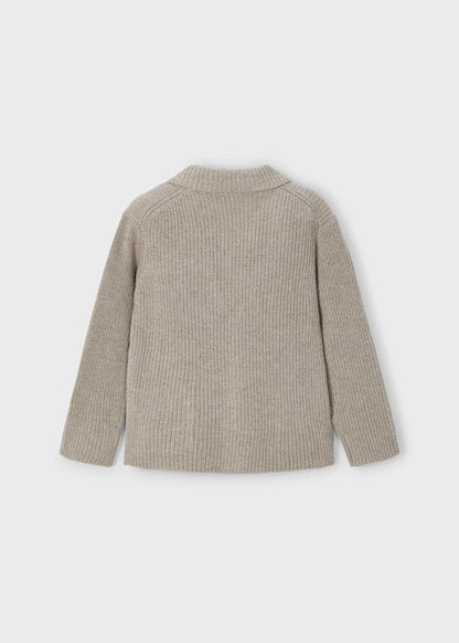 Knit Jacket Mole Melange