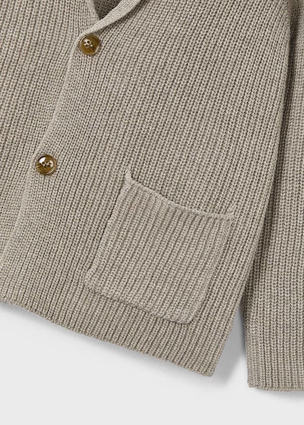 Knit Jacket Mole Melange