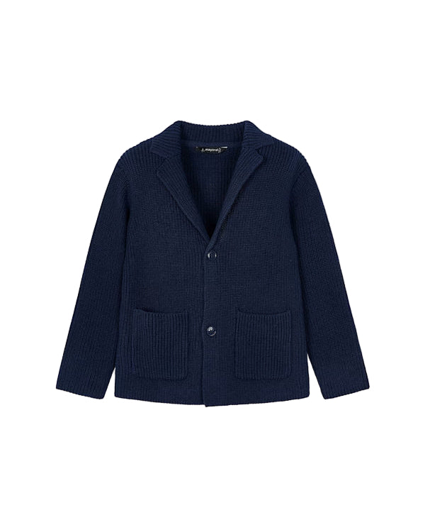 Knit Jacket Navy