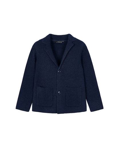 Knit Jacket Navy