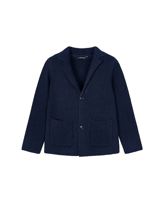 Knit Jacket Navy