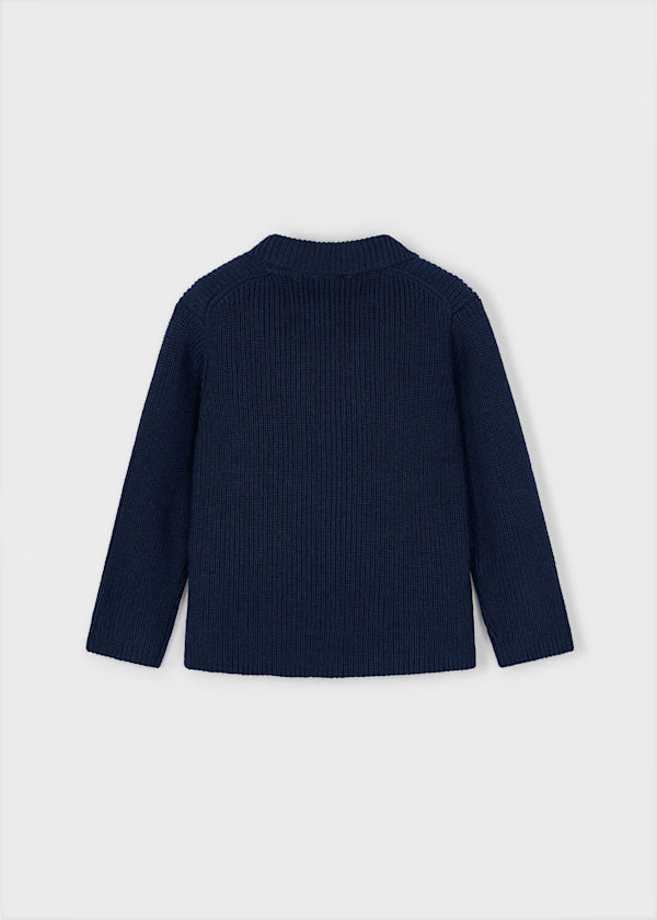 Knit Jacket Navy
