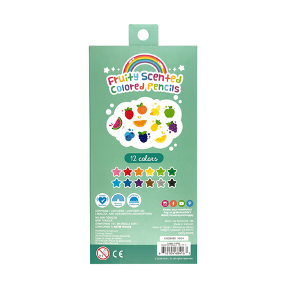 Yummy Yummy Scented Colored Pencils (Set of 12)
