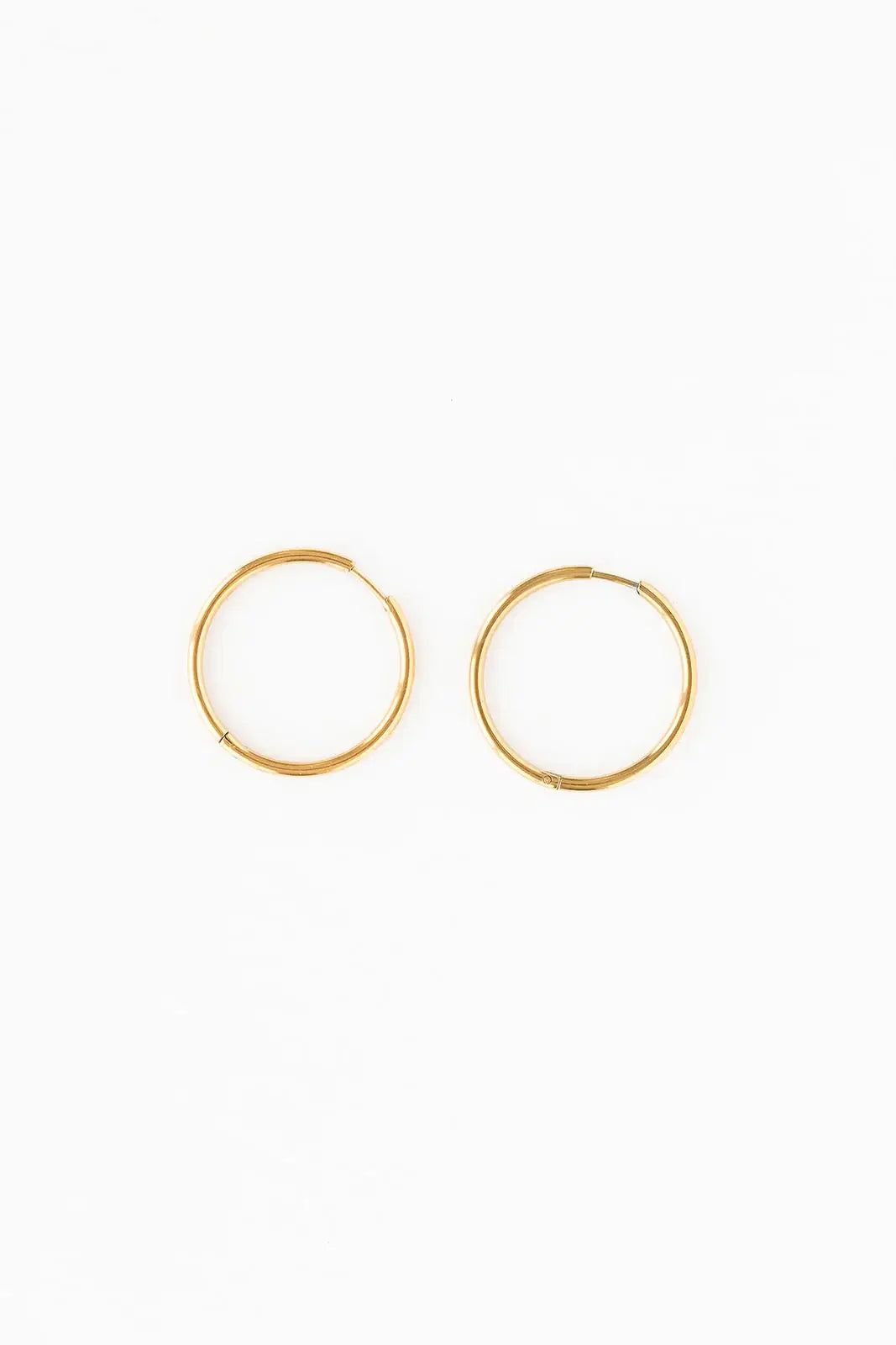 Endless Hoop Thin Gold