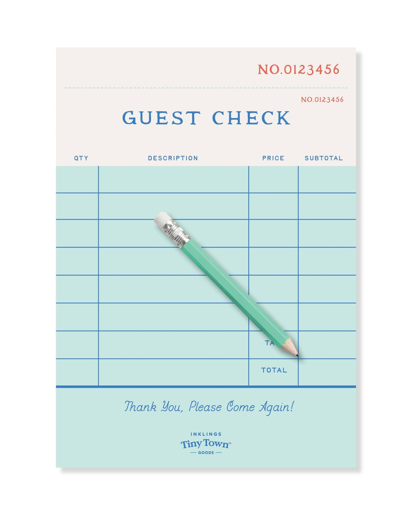Inklings Tiny Town™ Play Notepad - Guest Check