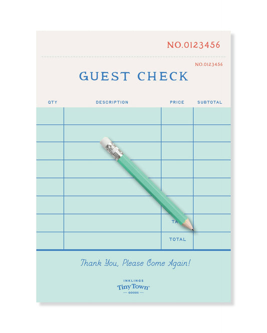 Inklings Tiny Town™ Play Notepad - Guest Check