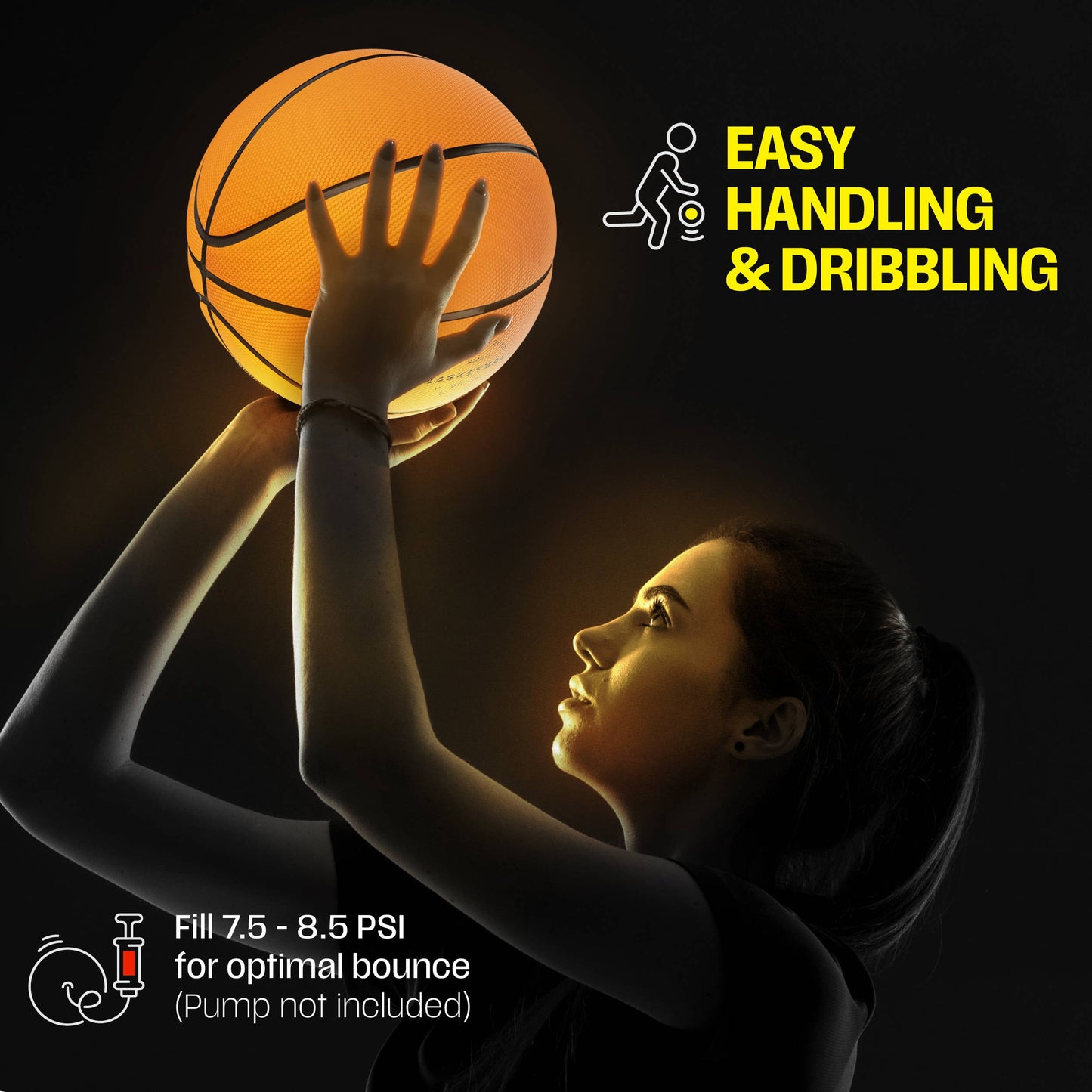Rechargeable Light Up Basketball Ball